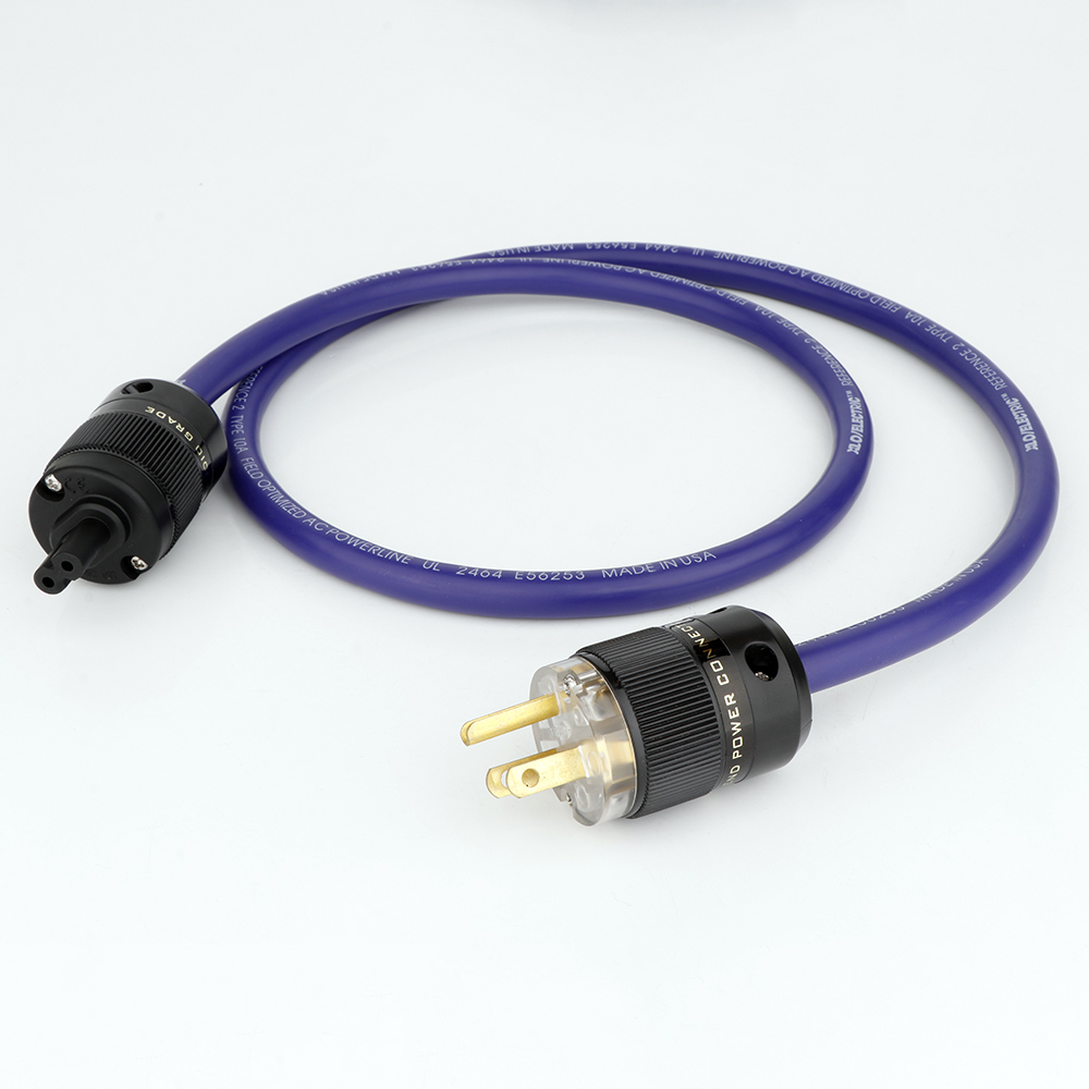 HiFi Lyd Schuko Strømkabel Figur 8 IEC C7 Hunnkontakt EU Forsyningskabel Elektrisk Lydforlengerkabel: Rød / 2m