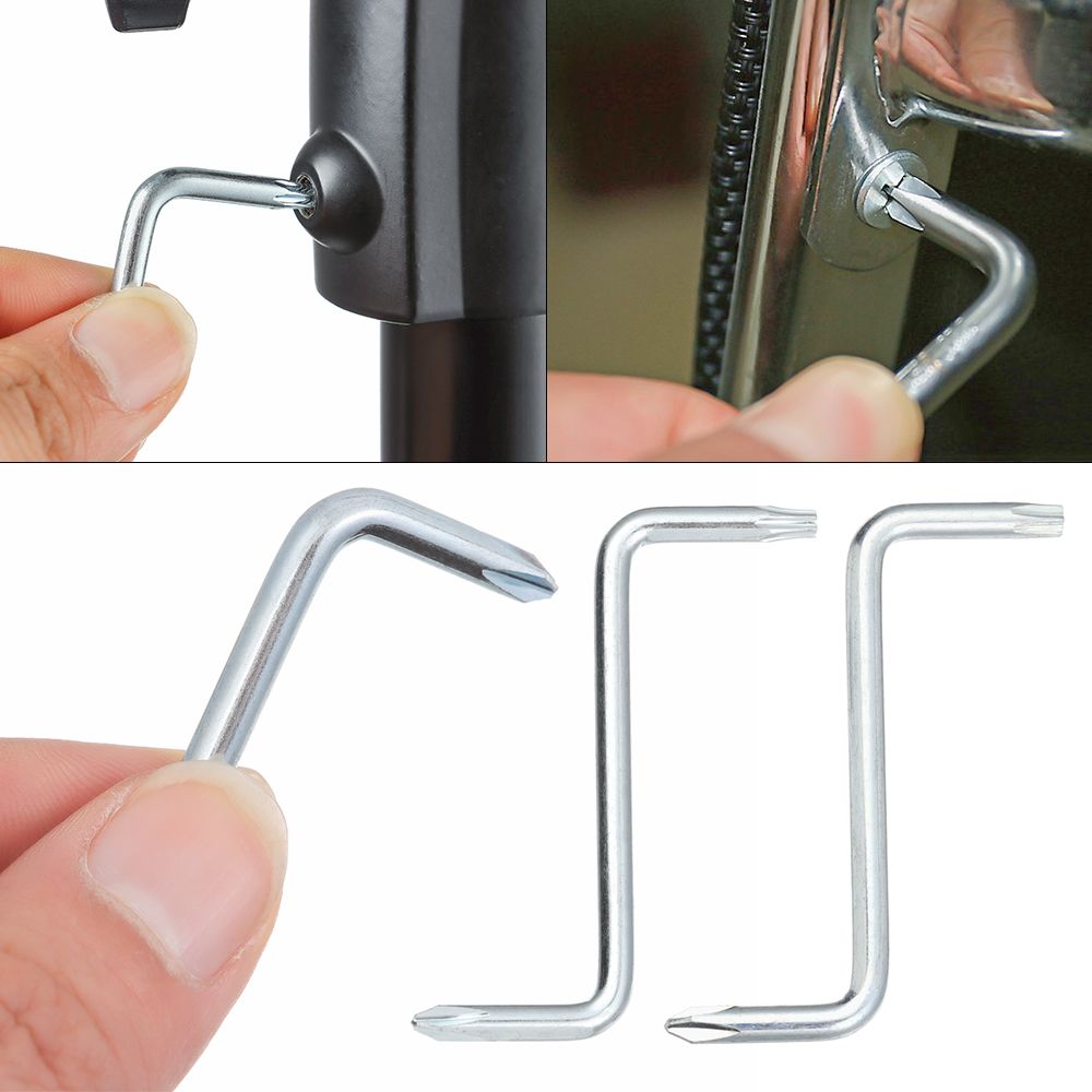 Z-Type Screwdriver L-Shaped 90-Degree Right-Angle Elbow Bend Slotted With Magnetic Short Screwdriver Car Fender Tool