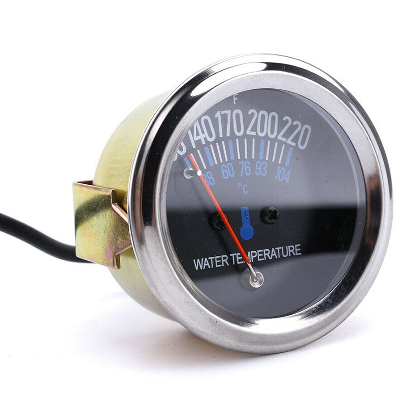 Universal 52mm Car Mechanical Water Temperature Temp Meter Gauge 100-220 Fahrenheit 12V