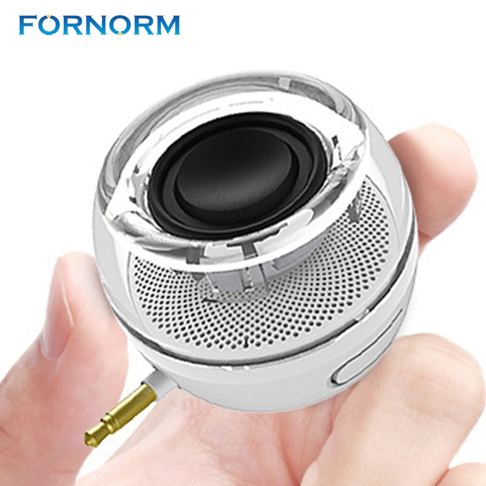 Mini Smartphone 3.5mm Aux Speaker Oplaadbare Compact Luidspreker Krachtige Clear Bass Plug En Play voor iPhone iPad