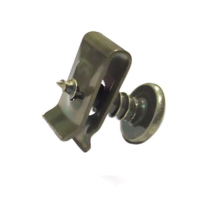 10Pcs Auto Motorfiets Scooter Atv Bromfiets E-Bike Plastic Cover Metal Retainer U-Type Clips Self-tikken Schroeven M4 M5