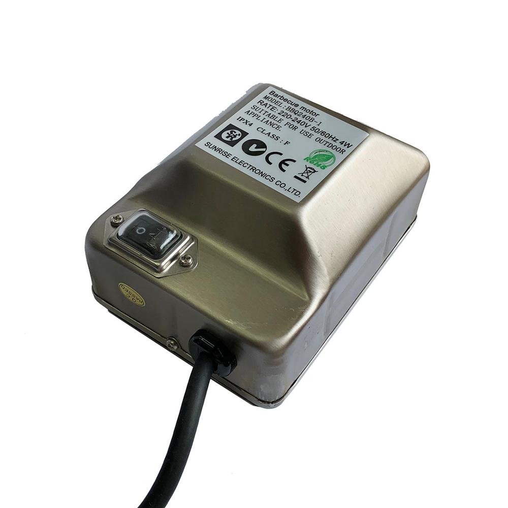 240V BBQ Motor 2.5rpm Rotator BBQ Grill Motor Outdoor Barbecue Tool Accessories