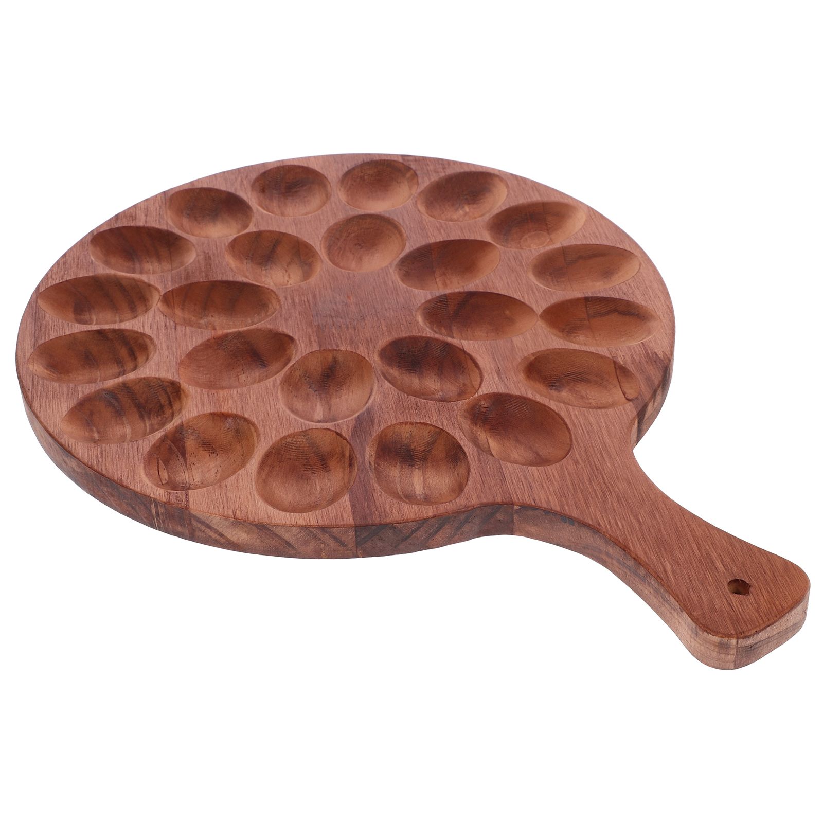 Porte-œufs déposés, plateau déversé, Base de rangement de recettes de pâques, plateau en bois, ustensiles de cuisine pour la maison, plat de service Simple