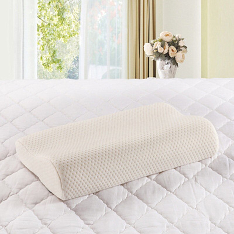 Almohada de espuma viscoelástica, almohada de protección de cuello, almohada ortopédica para el hogar, almohada de protección de cuello Cervical 60X40CM