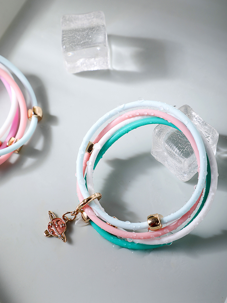 Meisjeshart volwassen muggenwerende armband paar buiten draagbaar anti-muggen artefact kinderen tegen muggen gesp