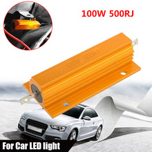 Yellow Wire Winding 100W Draadgewonden Weerstand Aluminum Shell Resistance High Power Resistor Accessories Tool Part