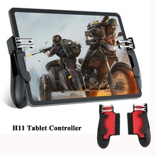 H11 PUBG Gamepad Controller Mobie a sei dita gioco Joystick maniglia per Tablet Ipad L1R1 pulsante di fuoco PUBG Trigger regali di natale