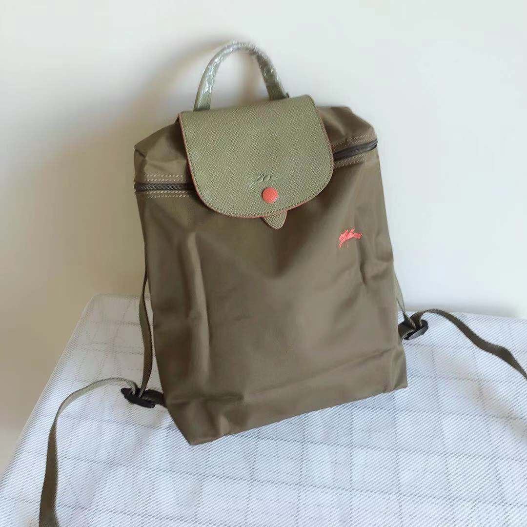 Sac à bandoulière sac à dos pliable sac en Nylon sac d'ordinateur Portable de masse: Vert armée
