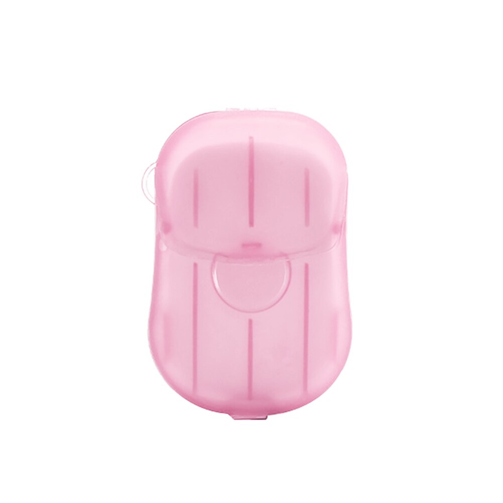 20 piezas de papel para jabón de manos, Mini láminas aromáticas desechables para jabón espumoso, por caja: Pink