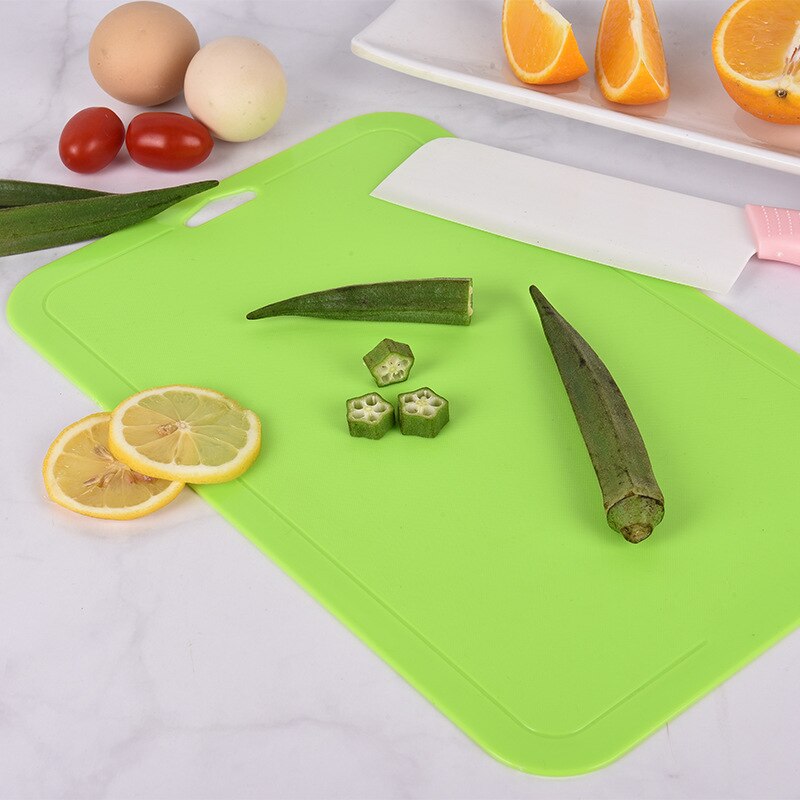 1 Plastic Snijplank Tafel Mat Anti Slip Ultra Dunne Snijden Groente En Fruit Board Baby Aanvullende Voedsel Snijplank