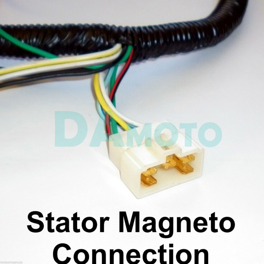 QUAD WIRING HARNESS 200 250cc Chinese Electric start Loncin zongshen ducar Lifan