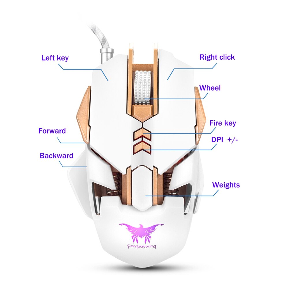 gaming mice 3200DPI USB LED Light Mouse Optical Gaming Mouse Game Mouse for PC Computer gaming mice game system unit