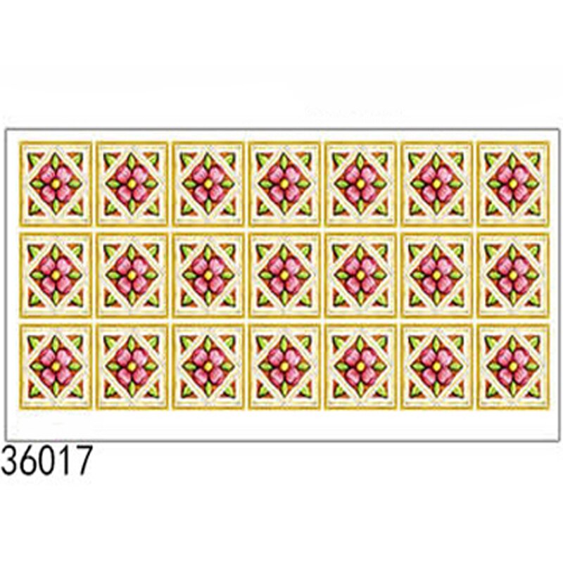 21 sztuk przekątnej naklejki ścienne płytki podłogowe samoprzylepne wodoodporny salon dekoracji sztuki łazienka linia talii naklejka ścienna z pcv: 5