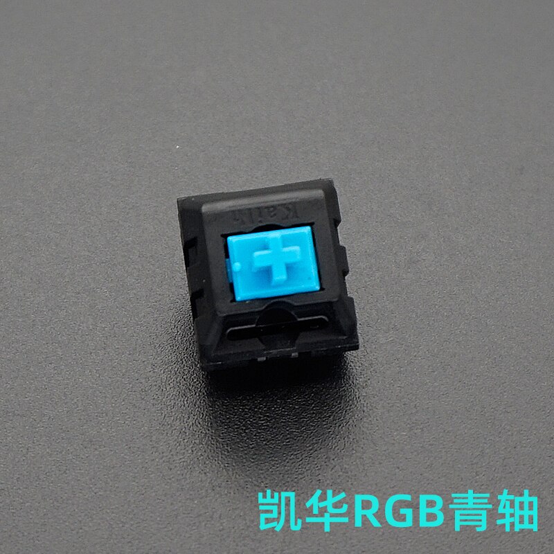 Kailh Mechanischer Tastaturschalter RGB SMD Schwarz verrotten Braun Blau Weiß Kasten Staubdichte Tastatur DIY Geeignet für Kirsche MX-Schalter: Blau / Schalter schwarz