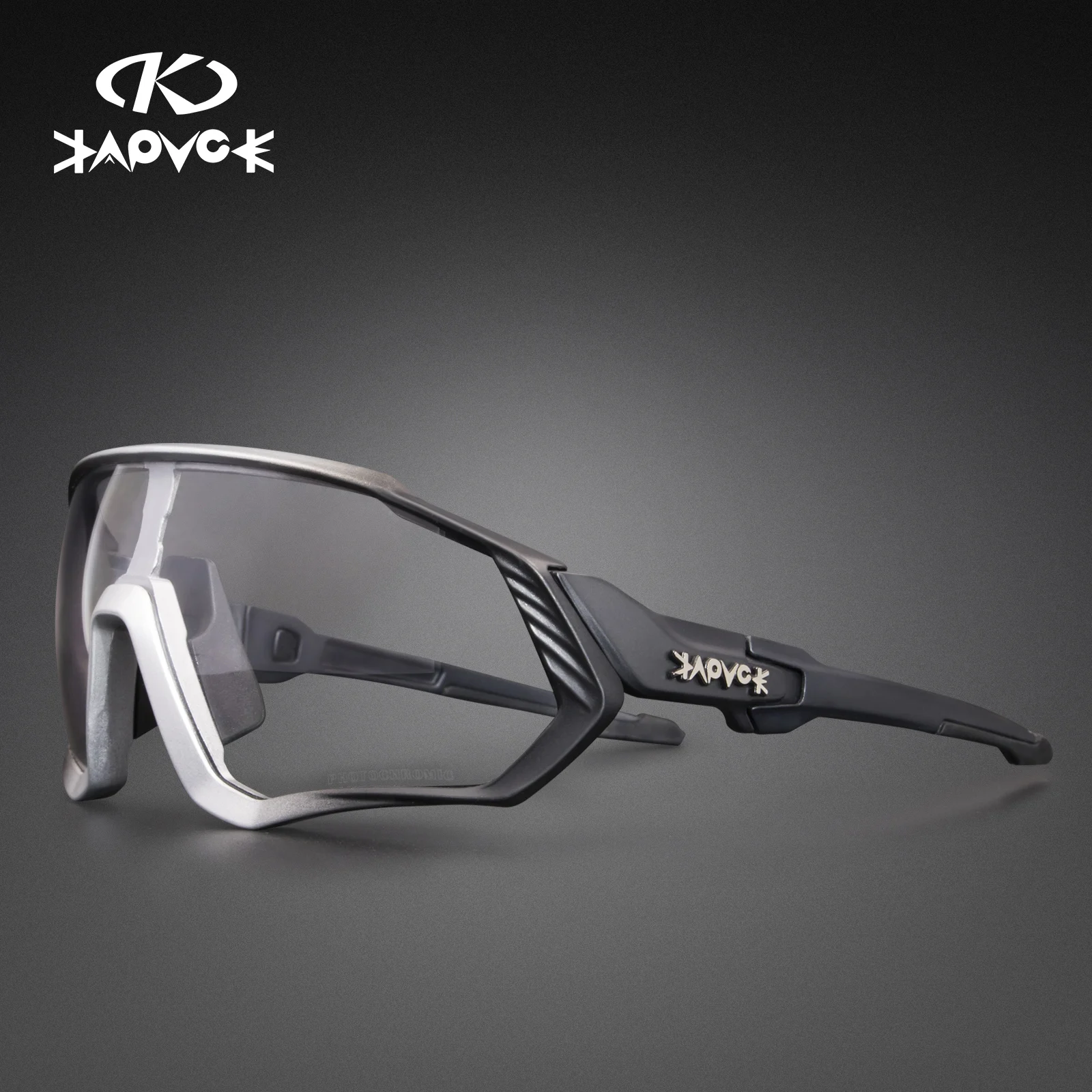 Kapvoe fotochromowe okulary przeciwsłoneczne na rower mężczyźni kobiety Sport Road Mtb rower górski okulary rowerowe okulary rowerowe okulary gogle: MULTI