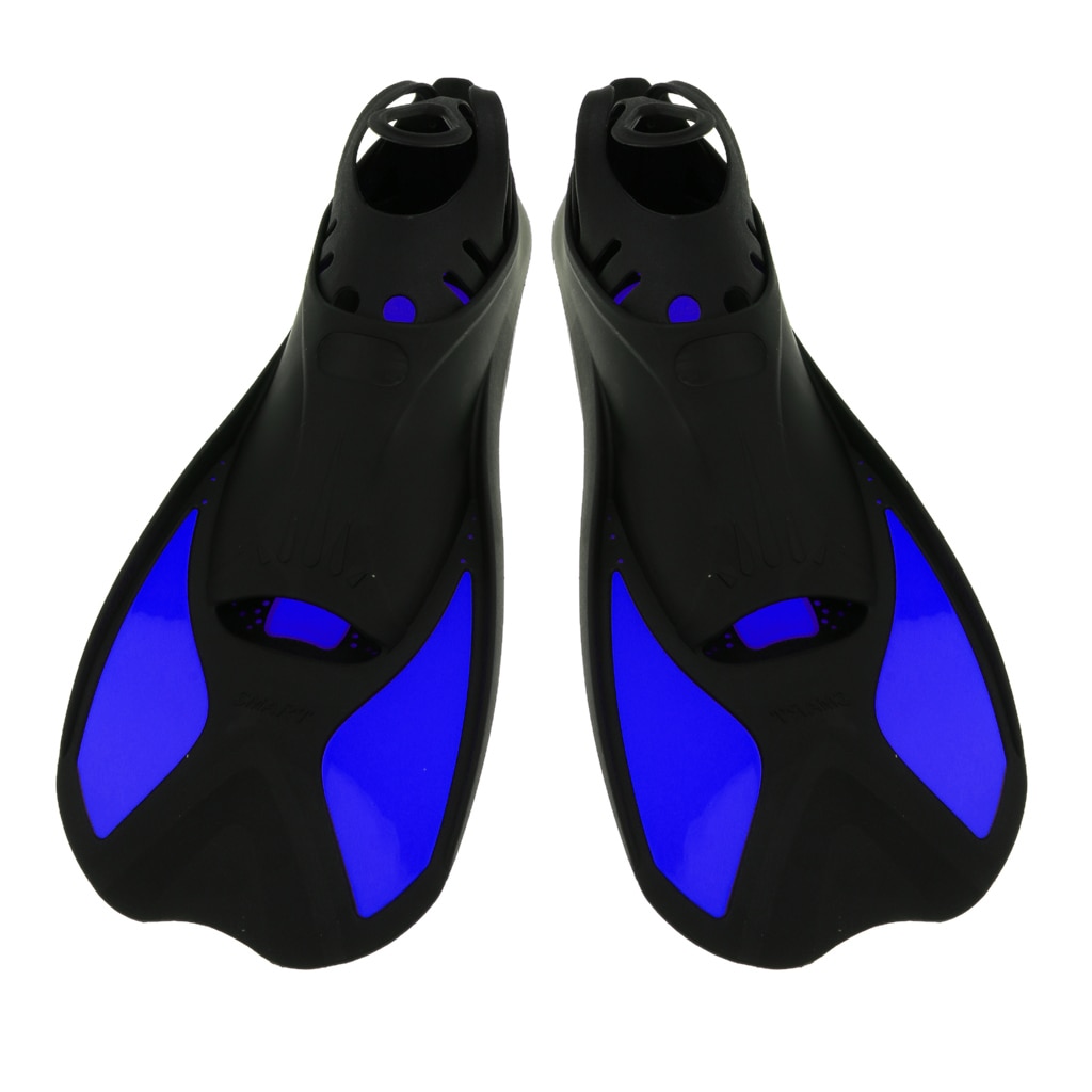 Kid&#39;s Adult&#39;s Full Foot Short Water Fins Scuba Diving Swim Training Flippers Diving Swimming Fins Adult Foot Fins Flippers