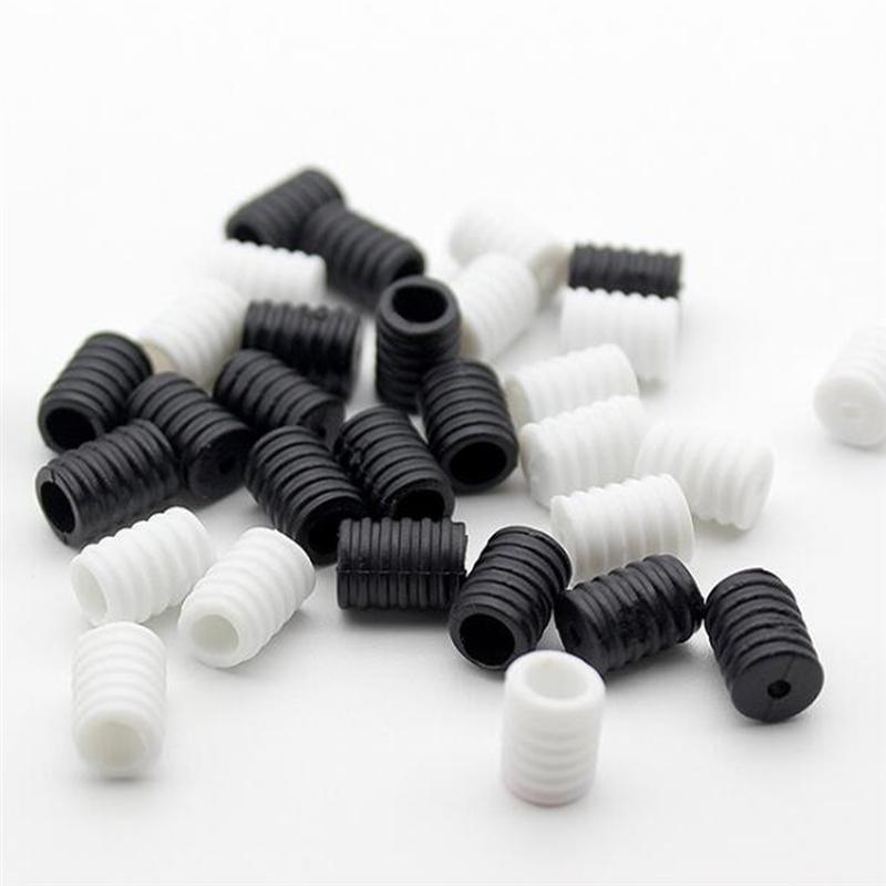 Hebilla ajustable de silicona antideslizante, con regulador de cuerda protectora de silicona, hebilla antideslizante 200 Uds./250 Uds.