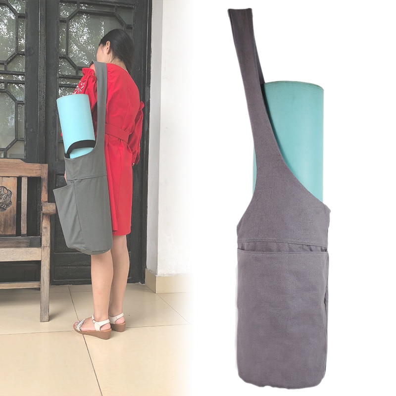 Canvas yogamat tas yoga schoudertas grote capaciteit fitness sporttas sec 88