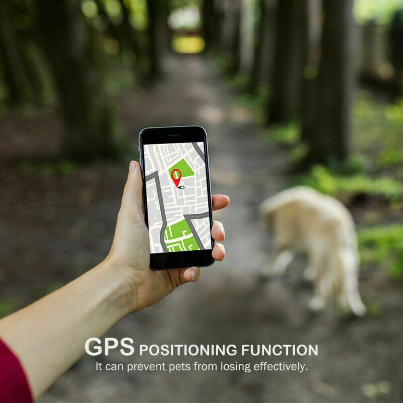 Smart husdjur gps gsm gprs halsband tracker övervakar hund katts husdjur lokaliserare vattentät