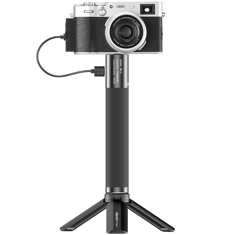 Ulanzi bg -3 power håndgreb stick 10000 mah genopladeligt batteri håndtag til gopro 9 7 8 smartphone slr dji pocket 2 osmo gimbal