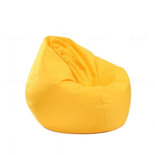 Große Sitzsack Gamer Sitzsack Erwachsene Outdoor Gaming Garten Große Arm Stuhl: YELLOW