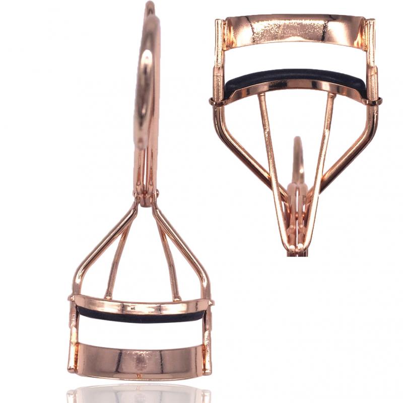 1pc Rose gold Eyelash Curler Eye lashes Curly Long Clip Eyelash Cosmetic Makeup Tools Accessories For Women