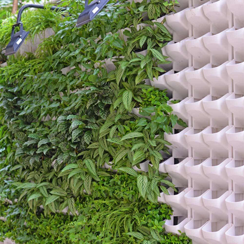 Self Watering Flower Pot Stackable Vertical Planter Wall Hanging Durable For Garden Balcony