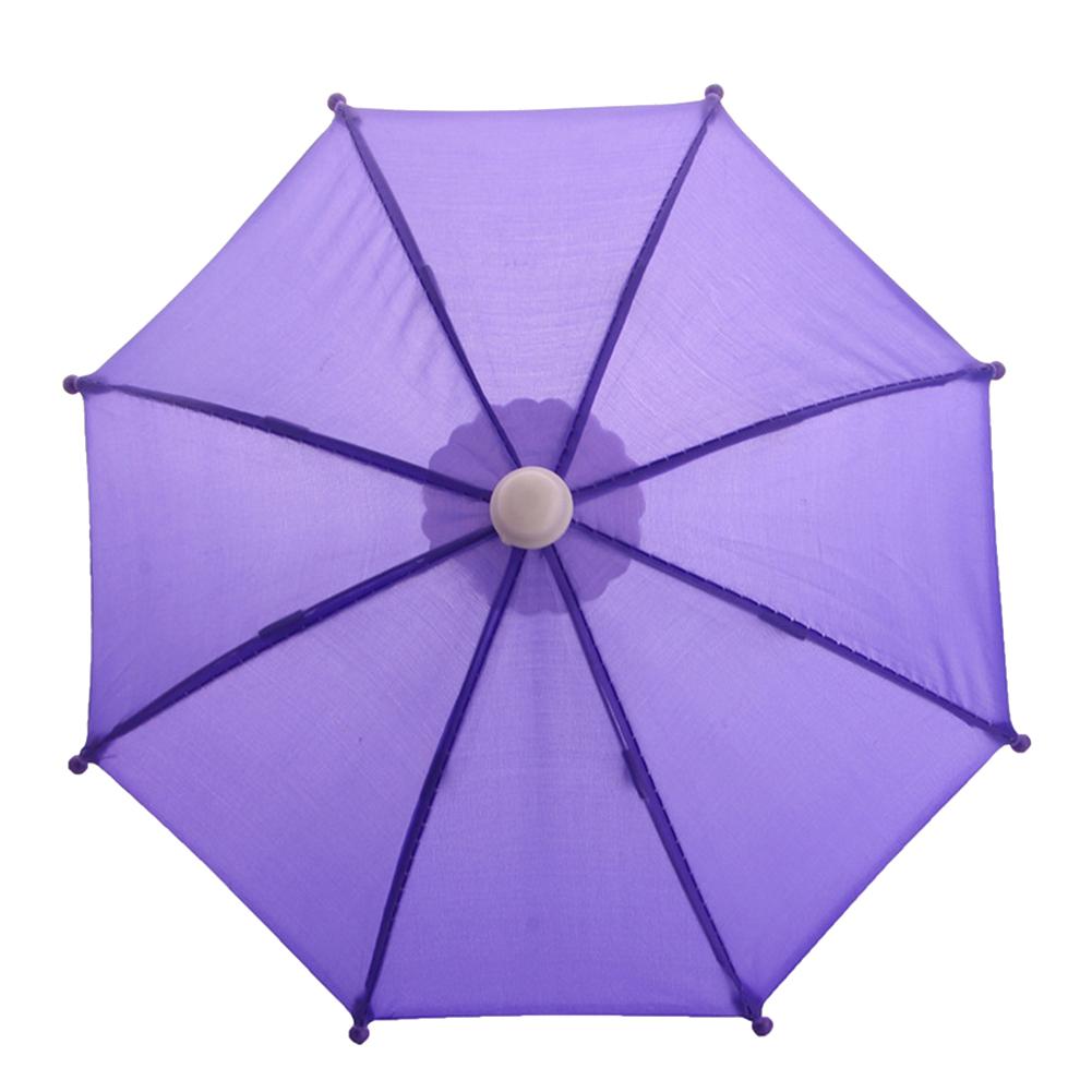 Mini Toy Umbrellas Doll's Toys Girls Doll Accessory Rain Umbrella Play Toy Photography Prop Cute Dollhouse Miniature Umbrella: green