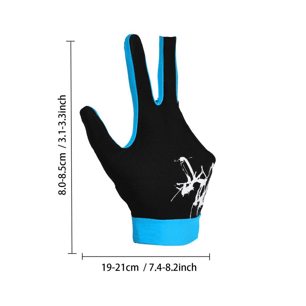 Guantes de 3 dedos para ejercicio, antideslizantes, ajustables, transpirables, finos y sedosos, proceso de empalme de billar, guantes de mesa de billar de 3 dedos: Blanco