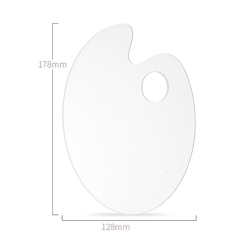 Acryl machen-hoch Mischen Palette Nagel Gel Stiftung Lidschatten Edelstahl Spachtel Kosmetische Mischen Paletten für machen-hoch Manikübetreffend Werkzeug: H-Nein Stock