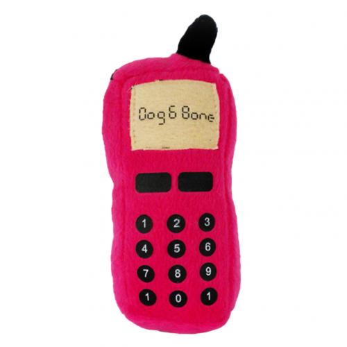 Grappig schattig hondenspeelgoed Hond Puppy Mobiele telefoon Vorm Hond Piepend speelgoed Pluche pop Spelen Training Kauwspeeltje Hondenbenodigdheden klinkend speelgoed: Rood