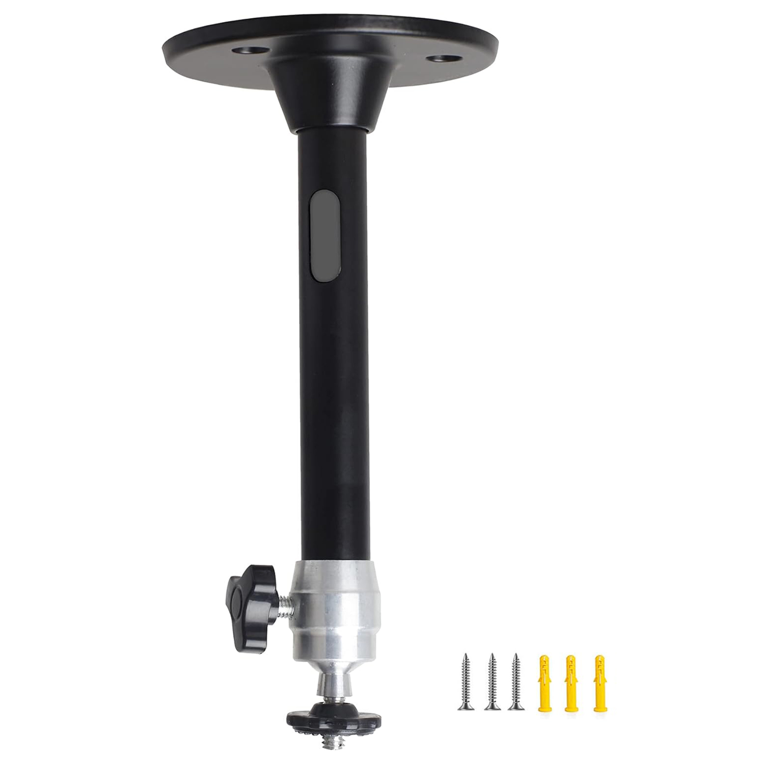 Salange Mini proyector soporte de montaje en pared soporte de techo para HY300 YG300 J15 HY320 Mini proyector DV cámara Web de seguridad: Plata