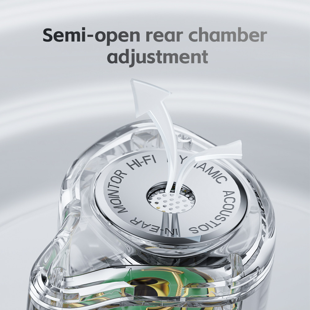 Qkz  ak6- ultra in-ear dynamische oordopjes, mobiele telefoon monitor oordopjes, muziek bedrade bediening met microfoon