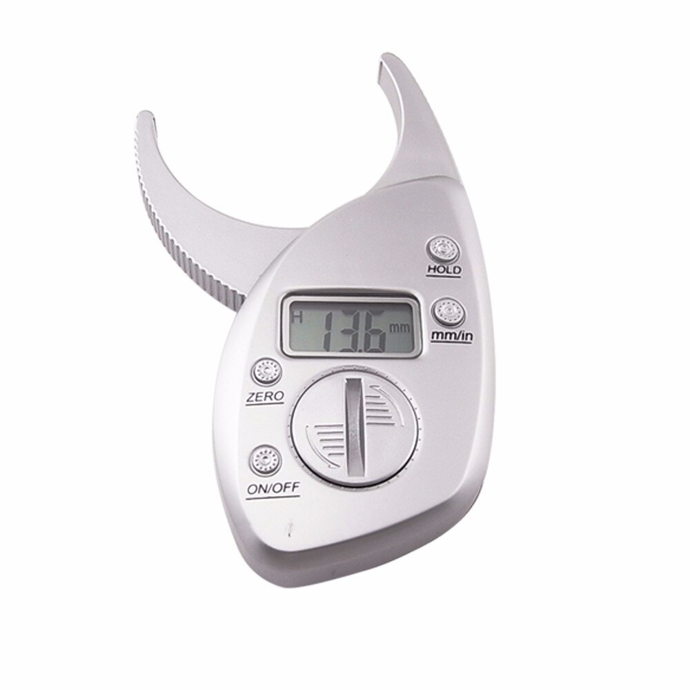 Étrier numérique de mesure de la graisse corporelle, méthode de pliage de la peau, pourcentage de graisse, affichage LCD, portable