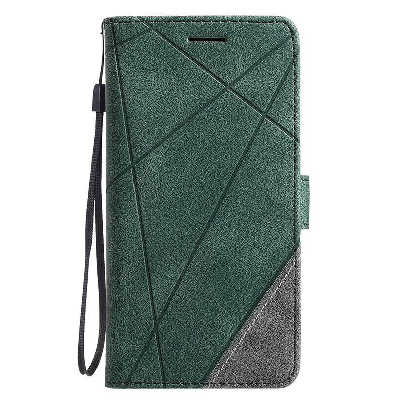 A32 caso magnético flip couro coque para samsung galaxy a32 a 32 casos SM-A325F/ds slot para cartão titular samsunga32 galaxya32 capa: Verde