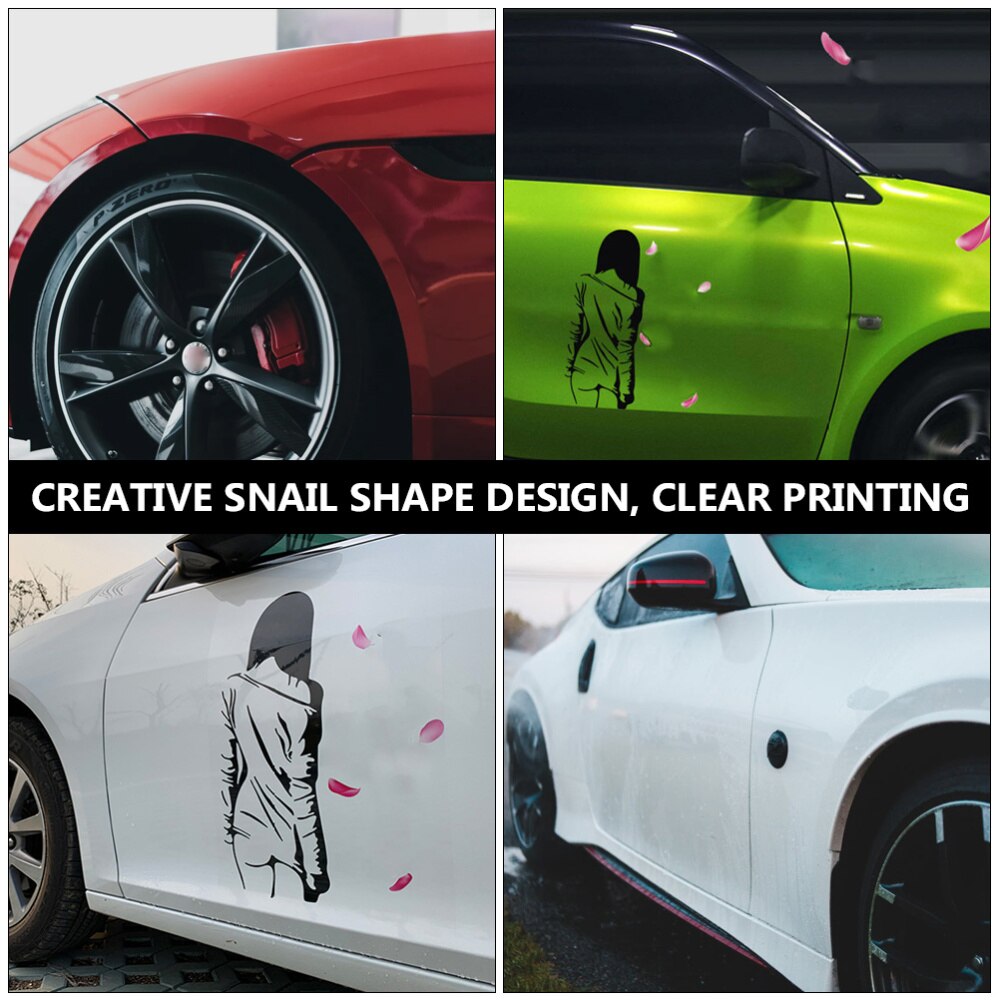 2Pcs Sticker Reflective Practical Decorative Durable Car Decal Car Sticker for Vehicle Auto