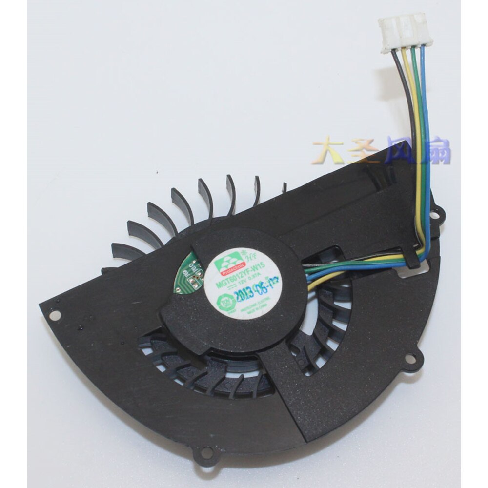 NV MGT6012YR-W15 / MGT6012YF-W15 graphics card fan 12V 0.37A four-wire: MGT6012YF-W15