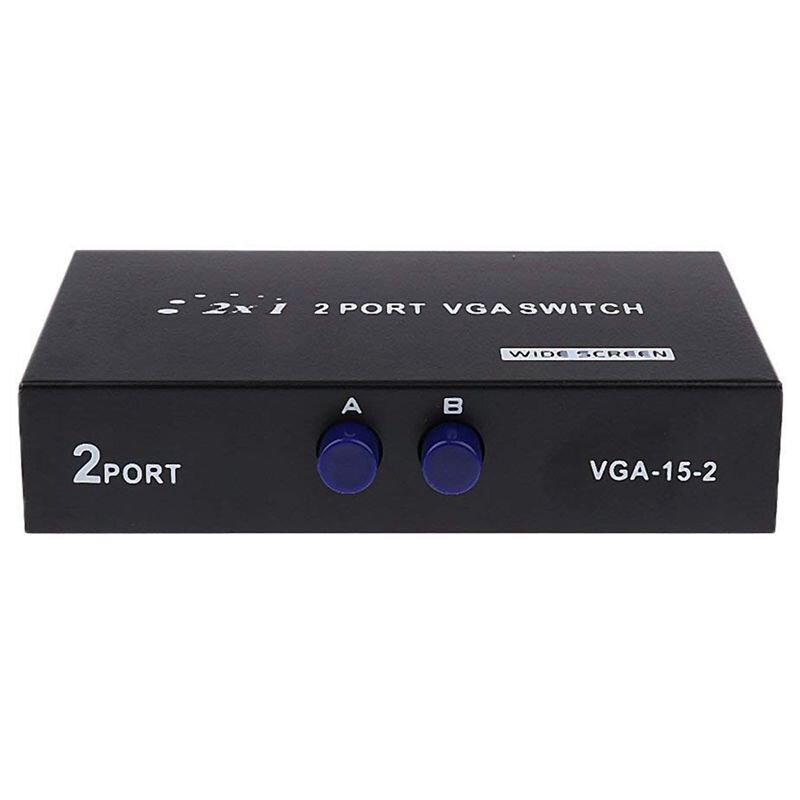 2 Port VGA Monitor Switch monitor switch vga switch vga splitter: Default Title