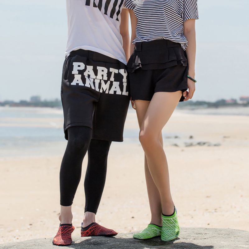 2 stuks heren dames blotevoeten huid sokken gestreepte schoenen strand zwembad water sokken sportschool aqua strand zwemslipper op surf aqua schoenen