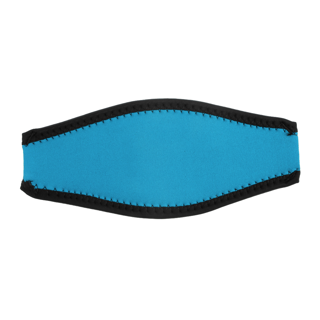 Neoprene Scuba Diving Mask Strap Cover Comfort Padded Protection Long Hair Band Equipment Gear Accessories Diving Masks Strap: Blue