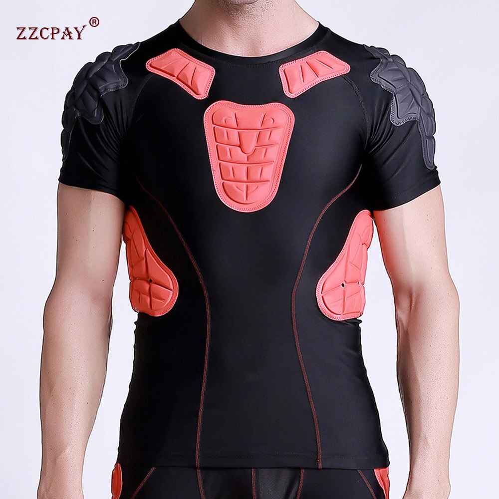 Combinaison de Rugby pour hommes, combinaison de protection du Football, genouillères, coudières, équipement de sport, vêtements incassables, armure: XXL / coat