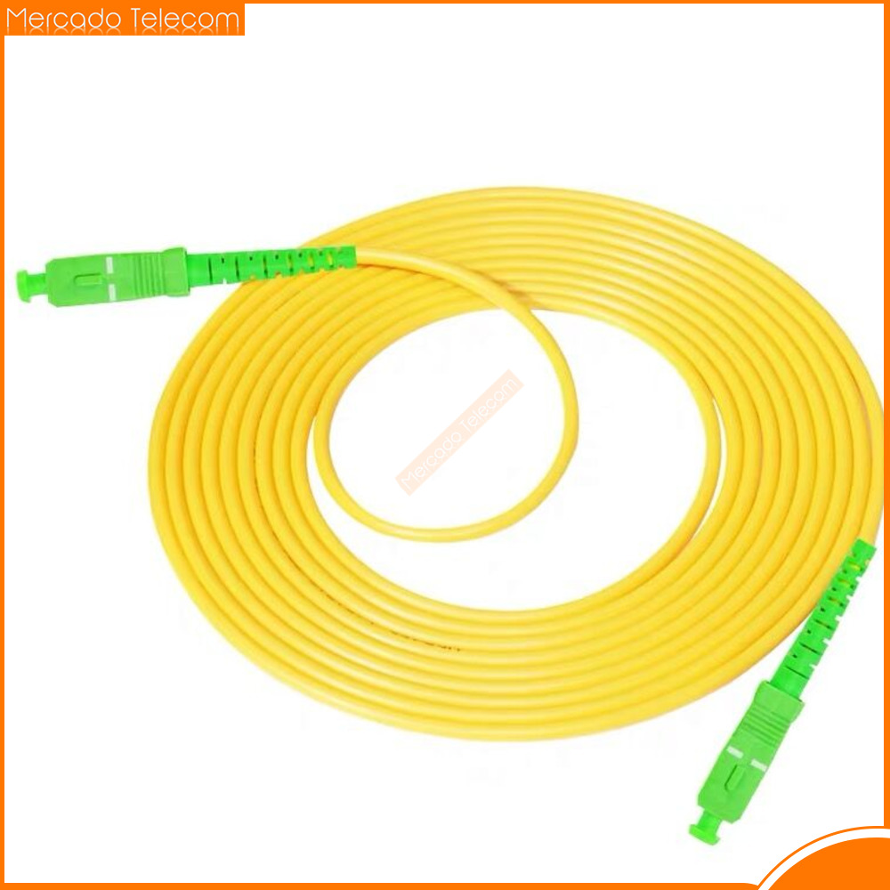 SC/APC Singlemode Simplex Fiber Optic Patch Cable 2.0mm 9/125um FTTH Fiber Patch Cord Optical Fiber Jumper 1m 3m 5m 10m 20m 30m