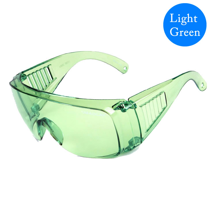 Safety Glasses Anti-Splash Impact-Resistant PC Lens Work Safety Goggles For Lab DIY Kids/Adult Eyes Protection: green