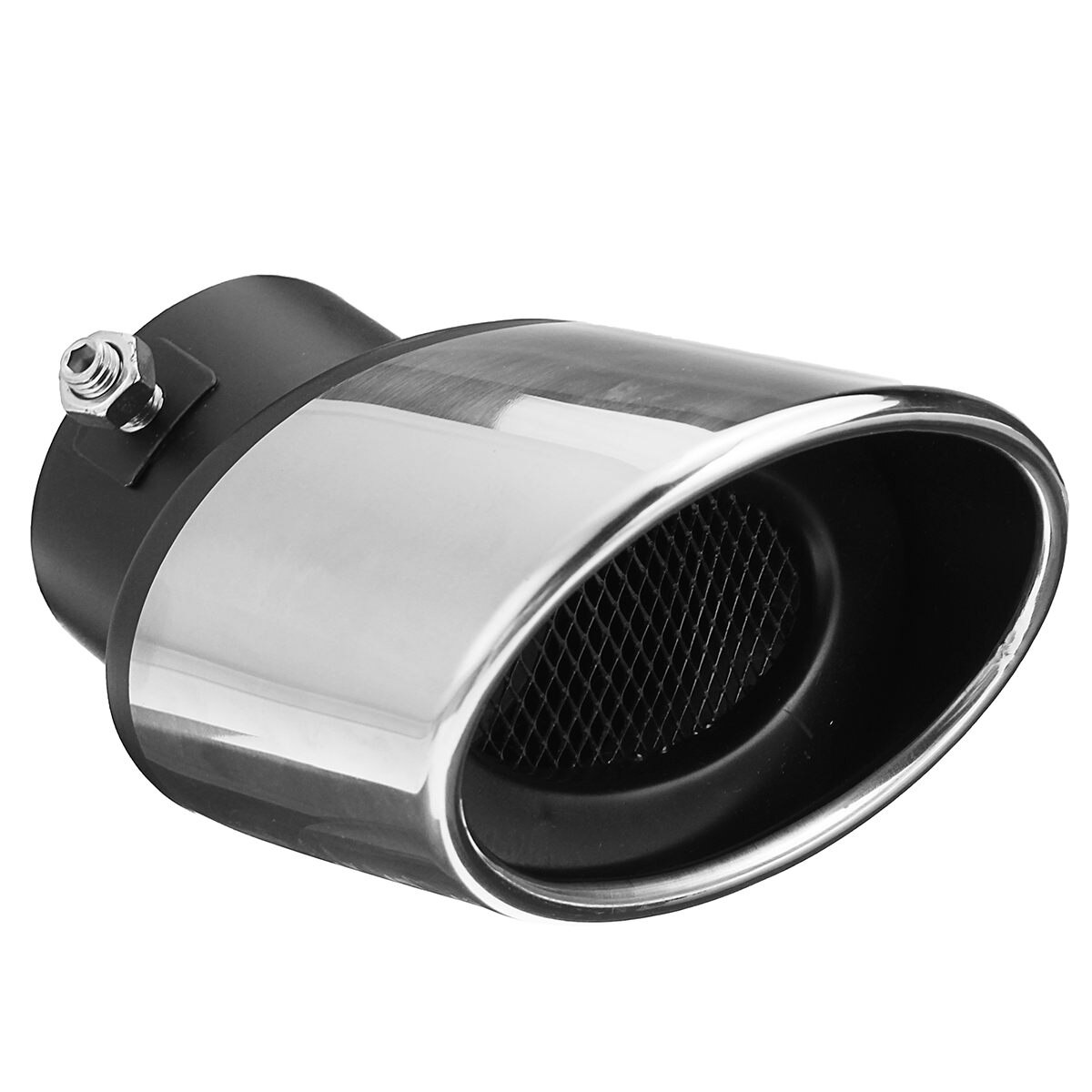 63mm Modified Car Exhaust Pipe Universal Grilled S... Grandado