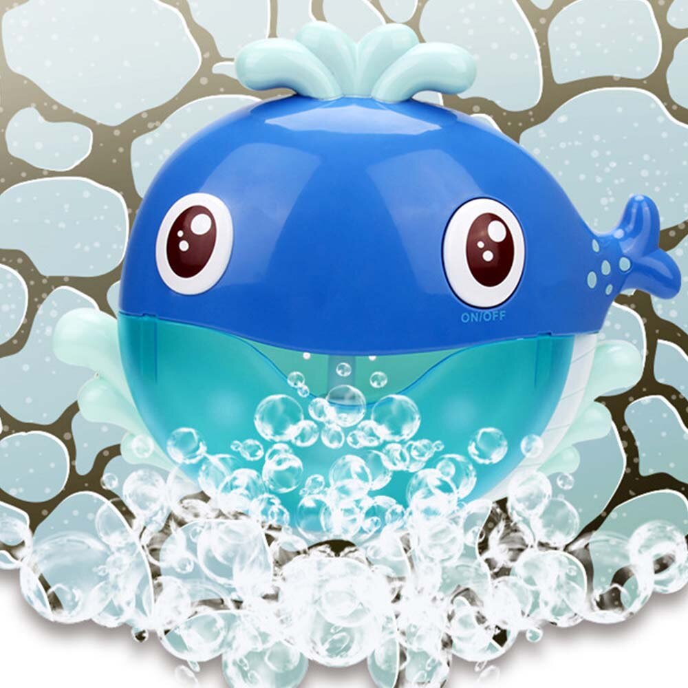 Aankomst Bubble Walvis Babybadje Speelgoed Grappig Bad Bubble Maker Zwembad Bad Zeep Machine Speelgoed Voor Kinderen Kids