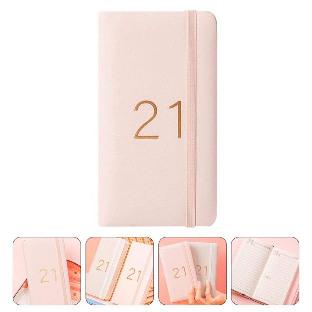 1pc Schedule Notebook Planning Notebook Portable Schedule To-do List Notebook