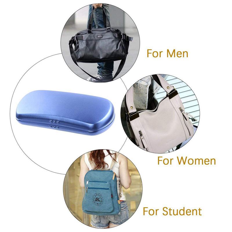 Aluminum Glasses Case Hard Shell Spectacles Box for Small and Medium Frames