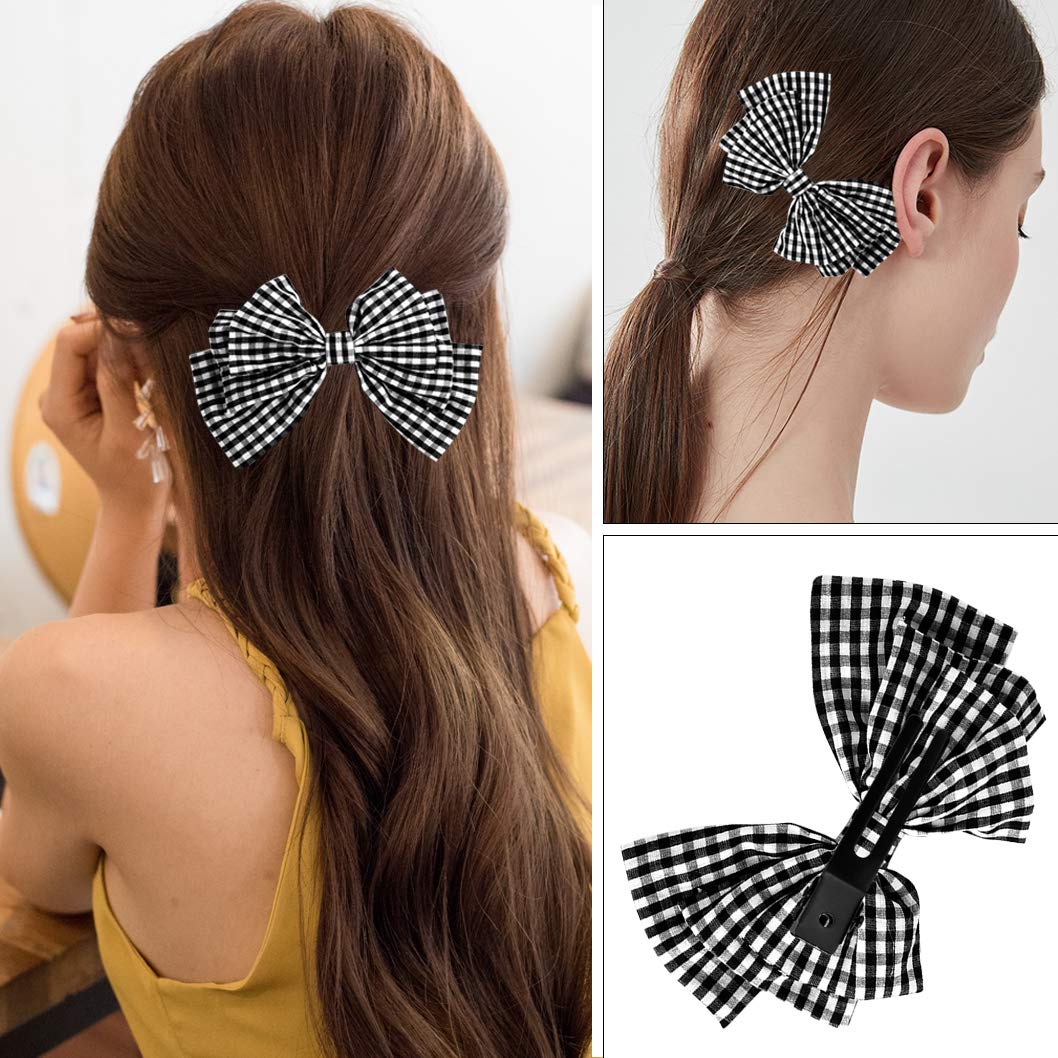 50pcs Hairdressing Double Prong Curl Clips 1.8&quot; Curl Setting Section Hair Clips Metal Alligator Clips Hairpins for Hair Bow