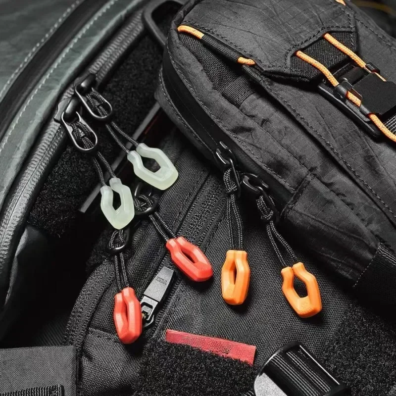 10pcs Fashionable Zipper Pullers Durable Convenient Zipper Extension Knapsack Jacket Zippers Accessories
