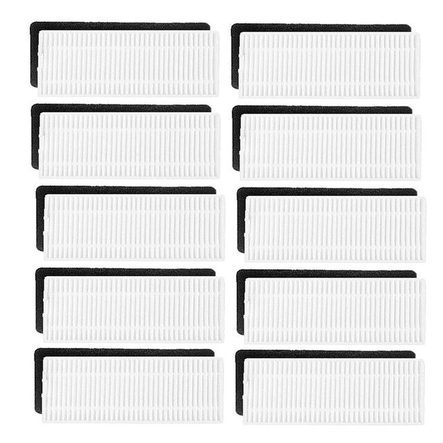 Main Roller Side Brush Hepa Air Filter Mop Cloth for Eufy RoboVac 11 11C Robot Vacuum Cleaner: 10 Filters